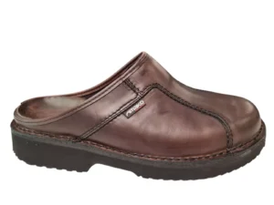 Amako Amako 575 Bruine Leren Heren Muilen Slippers Breed Model