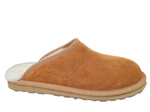 Fellhof Fellhof Primo 3227 Cognac Suede Open Heren Pantoffels