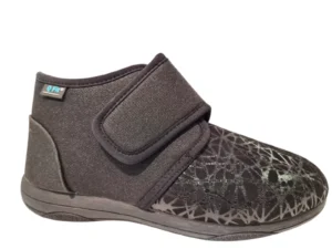 Q Fit Q Fit Geneve 1 Zwarte Gesloten Dames Verbandpantoffels