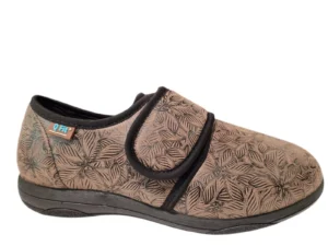 Q Fit Q Fit Geneve 2 Taupe Dames Verbandpantoffels