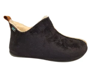 Q Fit Q Fit Madrid Zwarte Unisex Gesloten Pantoffels
