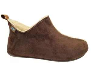 Q Fit Q Fit Madrid Suede Mocca Dames Pantoffels Gesloten