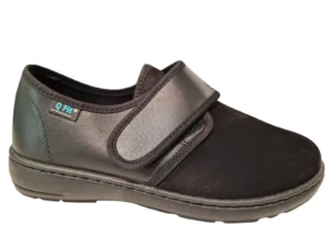 Q Fit Q Fit Porto Black Dames Verbandpantoffel Zwart