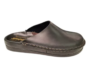 Rembrandt Rembrandt Zwarte Heren Pantoffels Muilen Leer Zwart