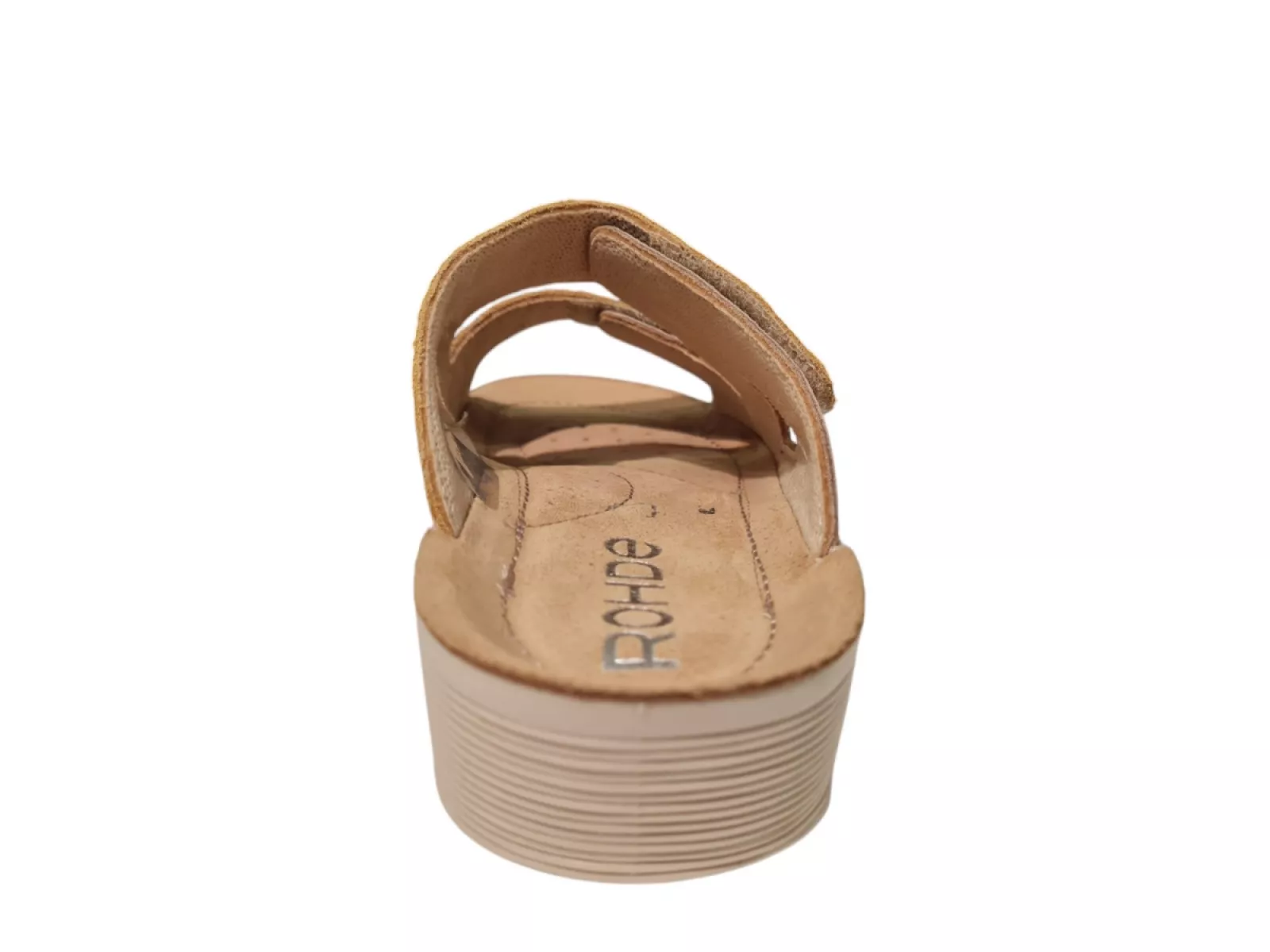 Rohde Rohde Beige Nubuck Dames Slippers