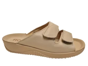 Rohde Rohde Leren Dames Slippers Wit