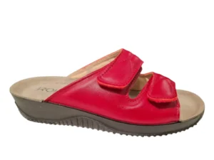Rohde Rohde Rode Leren Dames Slippers