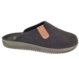 Rohde Rohde Zwarte Vilten Heren Open Pantoffels