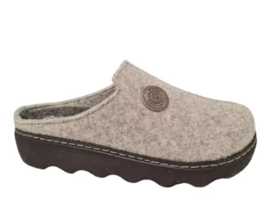 Rohde Rohde Licht Grijze Open Dames Panoffels