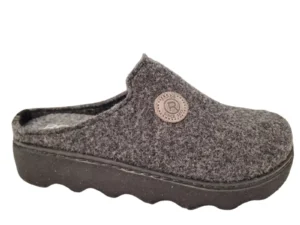 Rohde Rohde Donker Grijze Open Dames Pantoffels