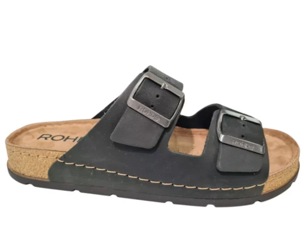 Rohde 6294 90 Slippers Zwart Nubuck Heren | Bestel online