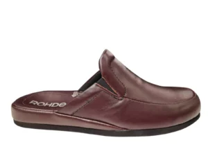 Rohde Rohde Bruine Leren Open Heren Pantoffels