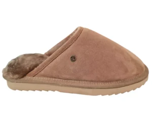 Warmbat Warmbat Classic Bruine Open Heren Pantoffels