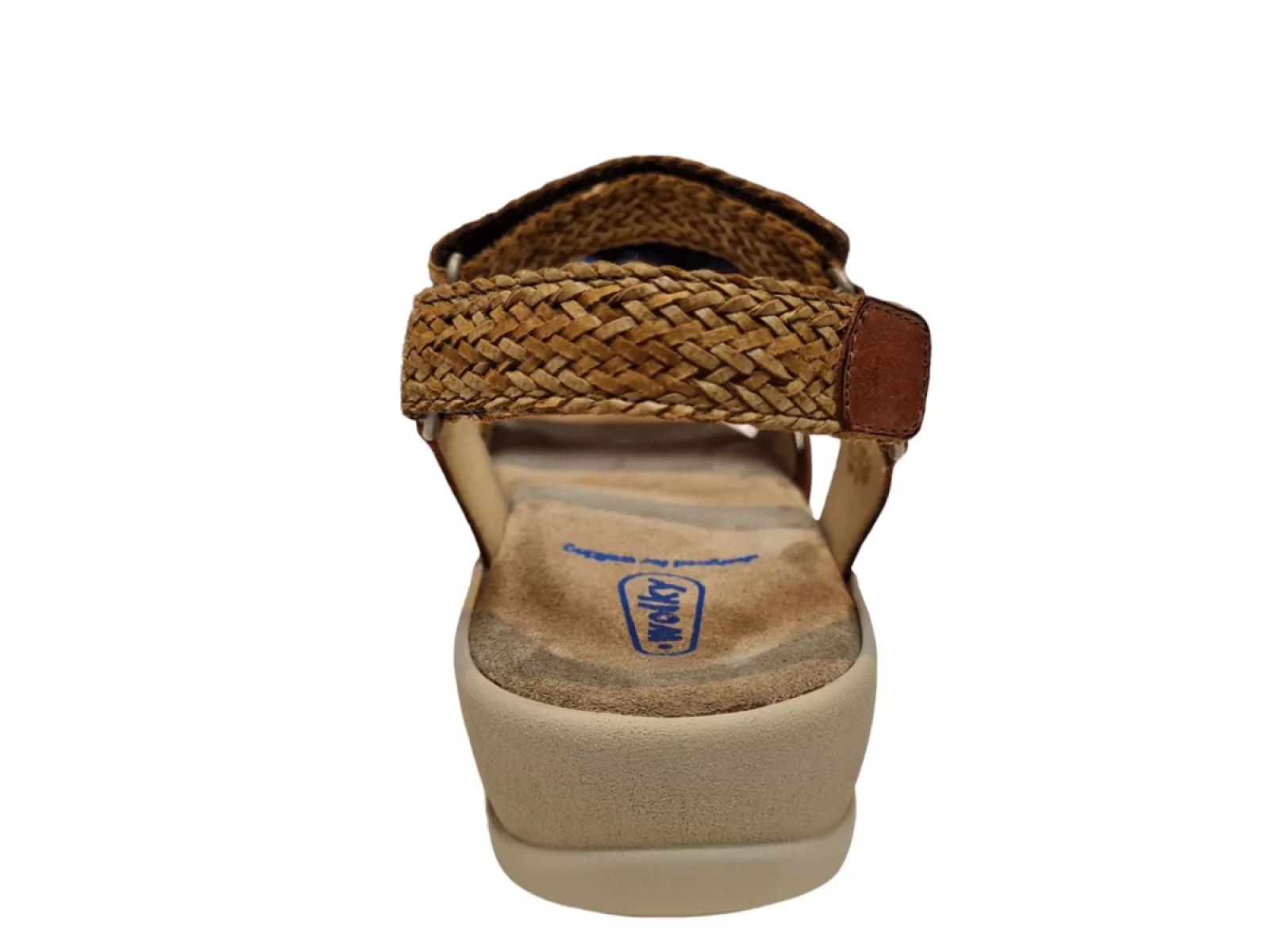 Wolky Wolky Cognac Leren Dames Sandalen