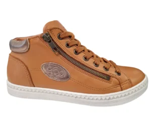 Aqa Aqa Leren Cognac Dames Sneakers