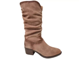 Aqa Aqa Beige Suede Dames Laarzen