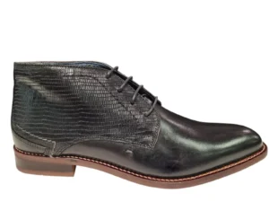 Berkelmans Oscar Bailey Combe Black Heren Geklede Veterschoen