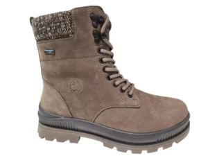 G Comfort G Comfort Grijze Suede Dames Veterboots