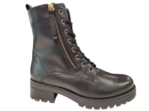 Gabor Gabor Zwarte Leren Veterboots Dames