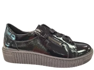 Gabor Gabor Zwarte Lak Dames Sneakers