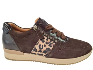 Gabor Gabor Bruine Suede Dames Sneakers