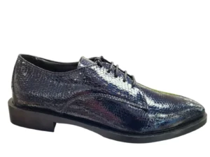 Gianluca Pisati Gianluca Pisati Blauwe Lak Geklede Veterschoenen Dames