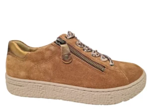 Hartjes Hartjes Bruine Suede Dames Sneakers H