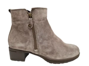 Hartjes Hartjes Beige Suede Enkellaarsjes Dames