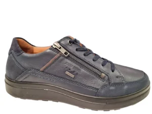 Josef Seibel Josef Seibel Blauwe Leren Heren Sneakers