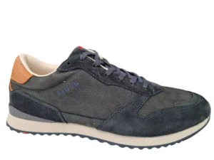 LLoyd LLoyd Edmond Blauwe Leren Heren Sneakers