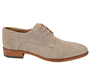 Melik Melik Gabbro Zandkleurige Leren Geklede Veterschoenen Heren