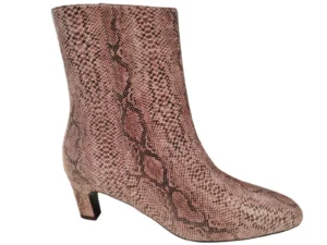 Peter Kaiser Peter Kaiser Beige Slangenprint Dames Enkellaarzen