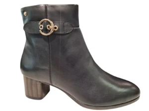 Pikolinos Pikolinos Zwarte Leren Dames enkellaarzen