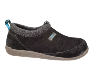 Q Fit Q Fit Bern 4 Zwarte Nubuck Gesloten Heren Pantoffels