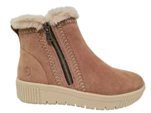 Remonte Remonte Beige Suede Dames Boots