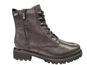 Remonte Remonte Zwarte Leren Veterboots Dames