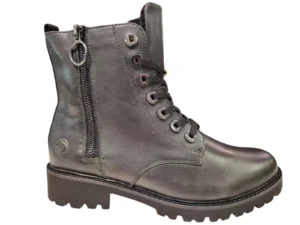 Remonte Remonte Groene Leren Dames Veterboots