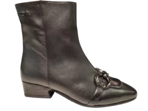 Roberto D'Angelo Roberto D'Angelo Zwart Leren Dames Enkellaarzen