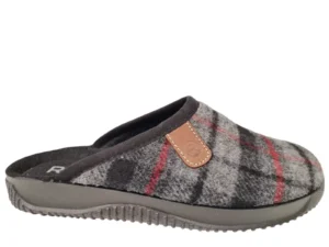 Rohde Rohde Heren Pantoffels Grijs met Open Hiel