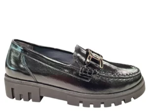 Waldlaufer Waldlaufer Zwarte Lak Dames Instappers