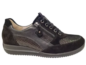 Waldlaufer Waldlaufer Leer en Suede Dames Sneakers