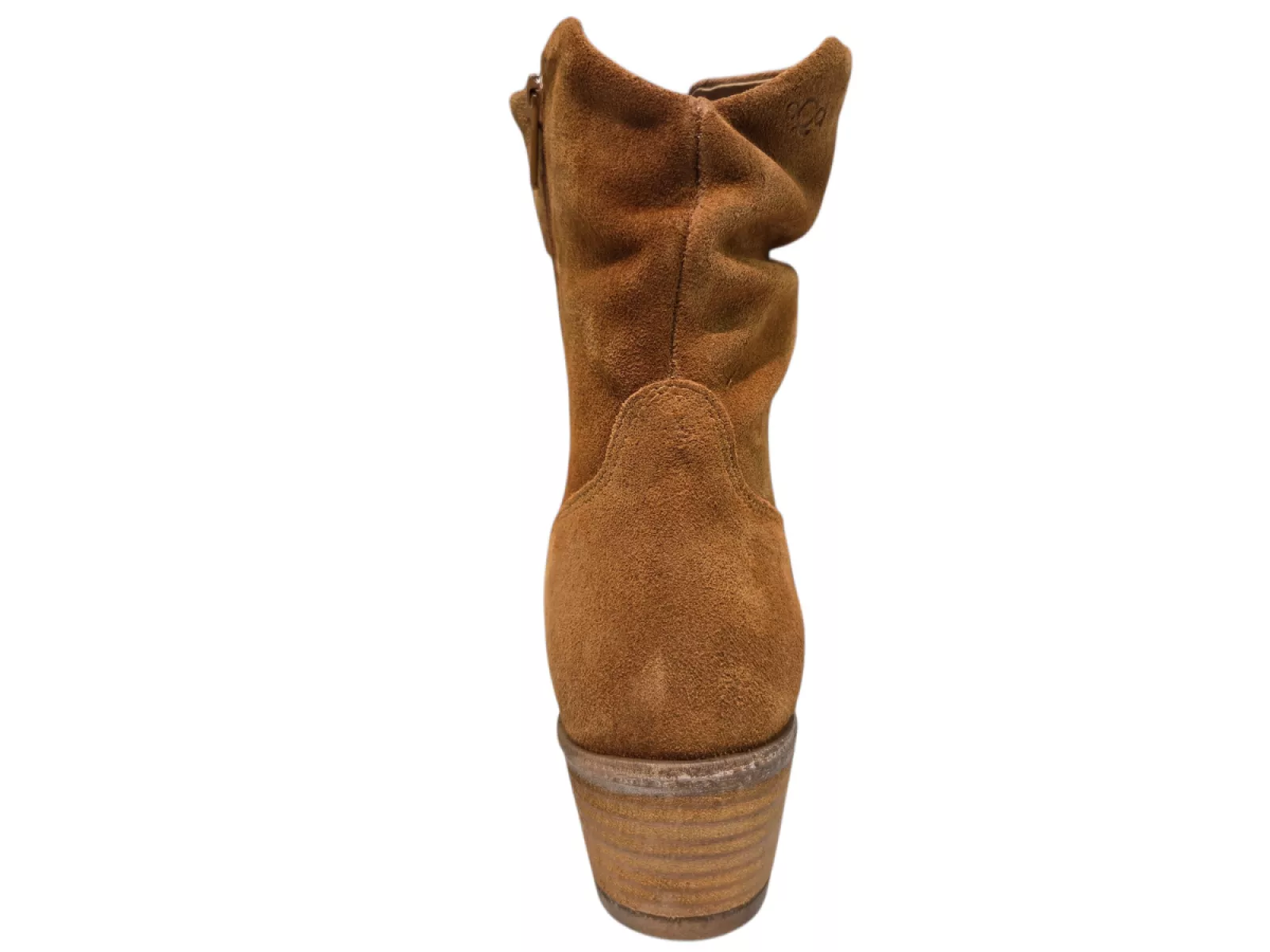 Aqa Aqa A8895 A60 Enkelaarzen Cognac Suede Dames