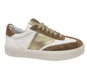 Aqa Aqa A8909 25418A03 Sneakers Wit Leer en Suede Dames