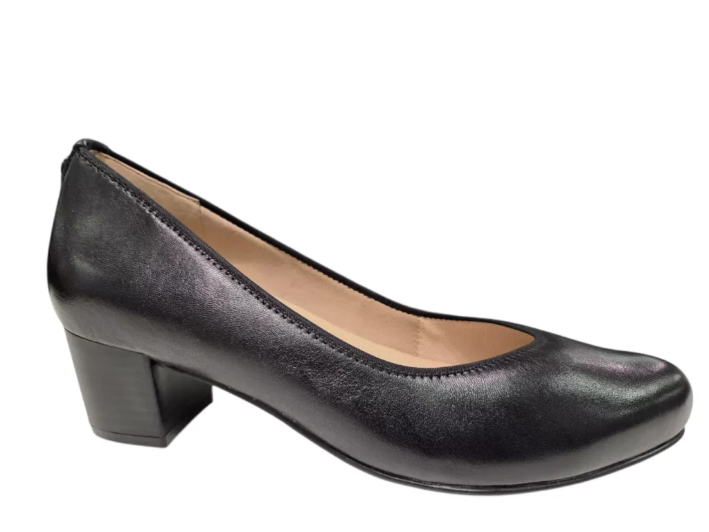 Caprice Caprice 9-9-22308-42 022 Pumps Zwart Leer Dames Breedtemaat H