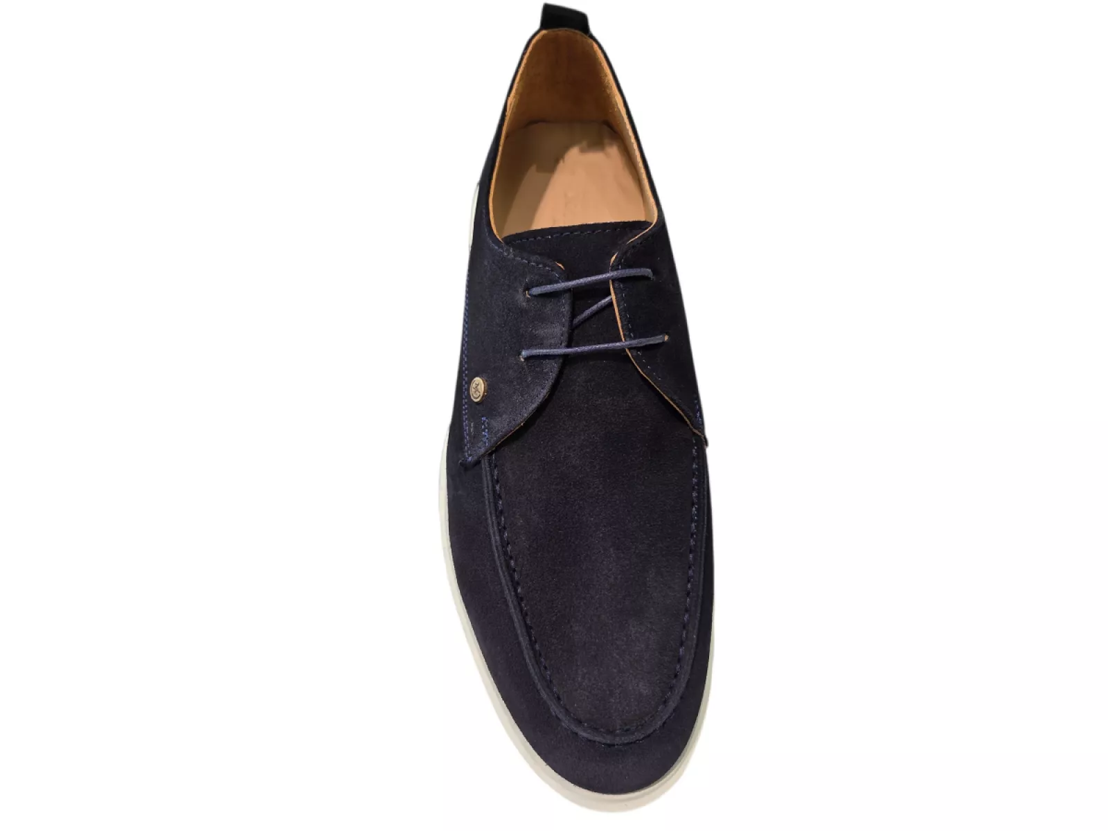 Melik Melik Aspen Nette Veterschoenen Donkerblauw Suede Heren