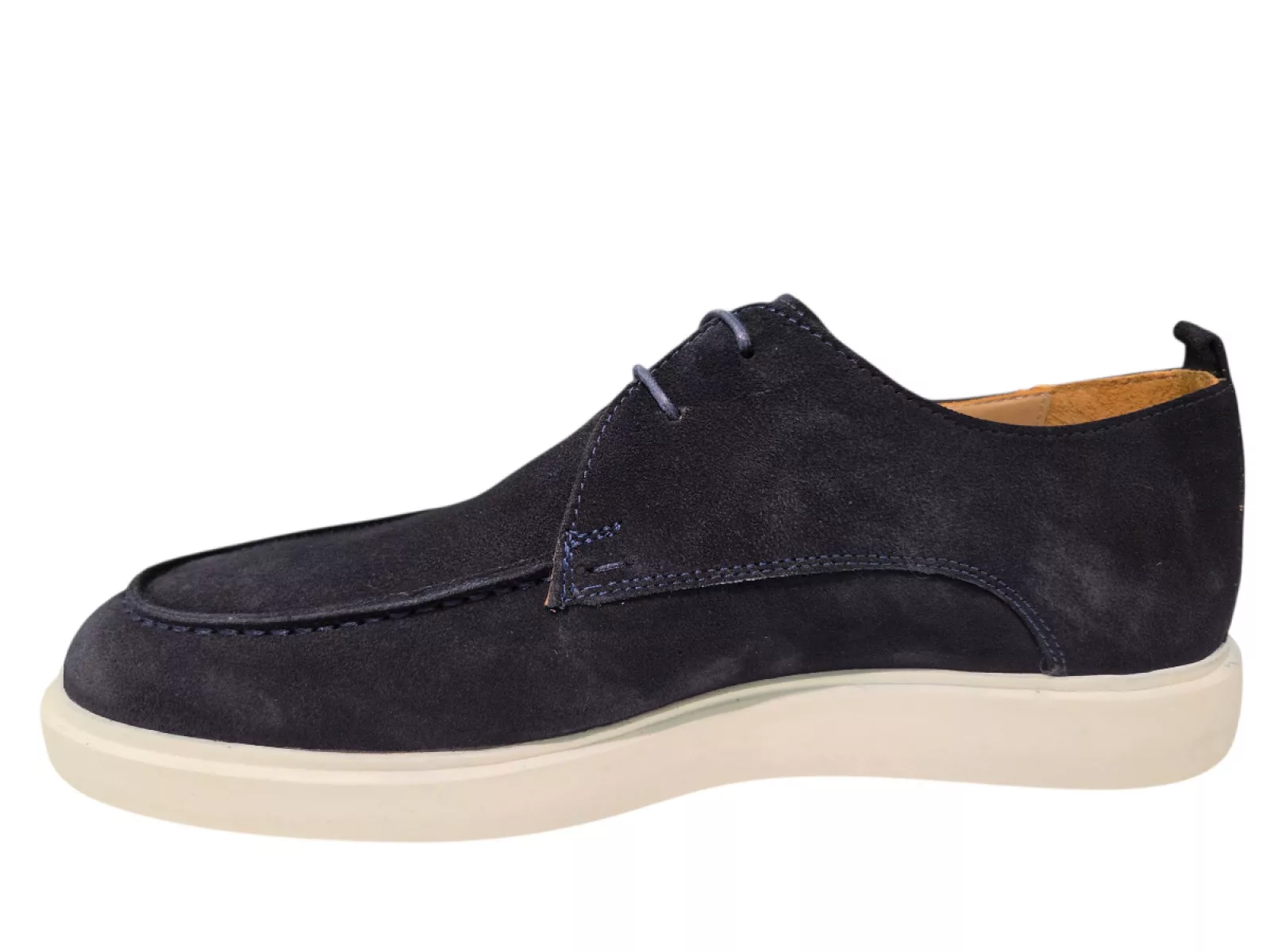 Melik Melik Aspen Nette Veterschoenen Donkerblauw Suede Heren