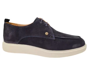 Melik Melik Aspen Nette Veterschoenen Donkerblauw Suede Heren