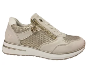 Remonte Remonte D1G08-60 Sneakers Beige Leer Dames