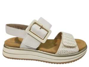 Remonte Remonte D1J53-81 Sandalen Wit Leer Dames