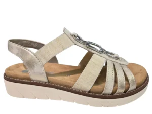 Remonte Remonte D2041-90 Sandalen Beige Leer Dames